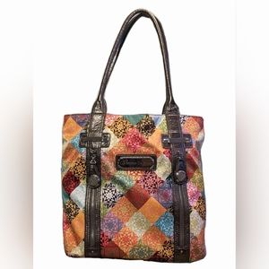 Jenna de Rossi - large multicolored purse